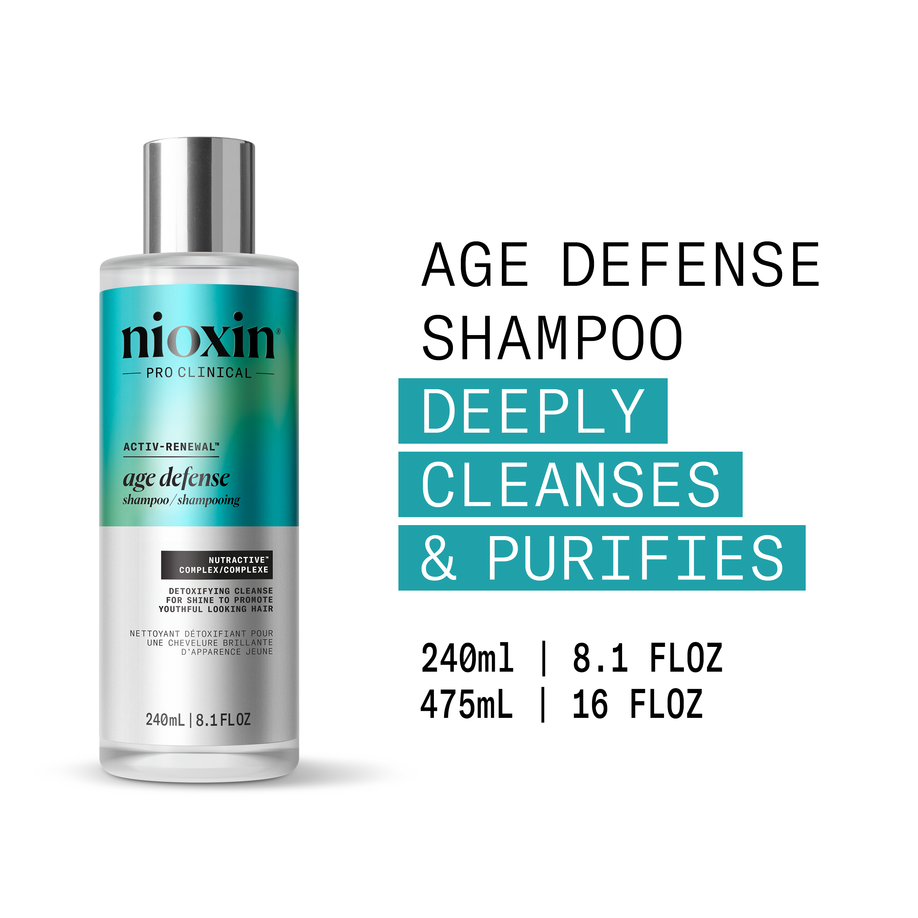 Shampoing anti-âge Nioxin