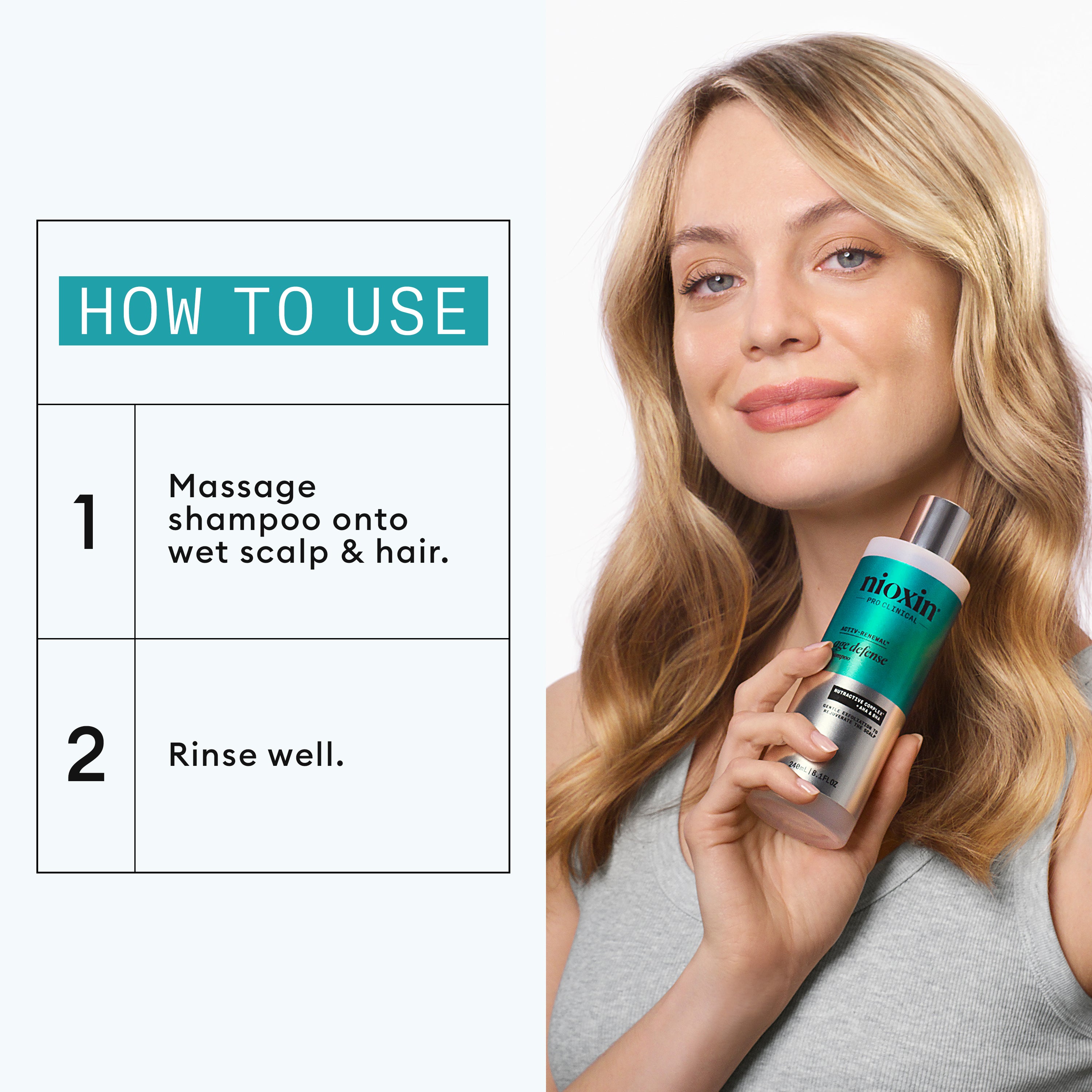 Shampoing anti-âge Nioxin