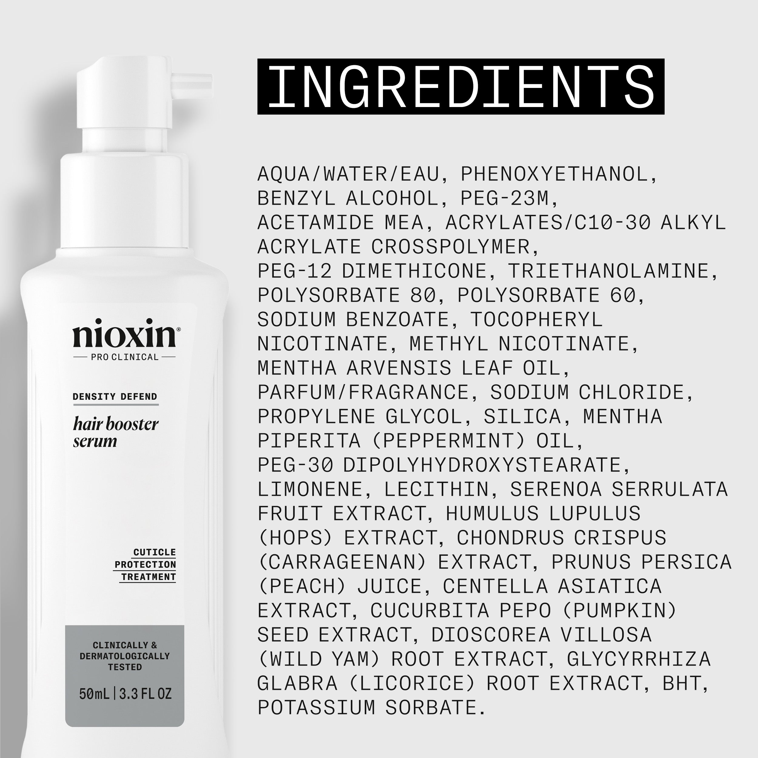 Nioxin Hair Booster Serum - Advanced Leave-In Hair Treatment, 100ml