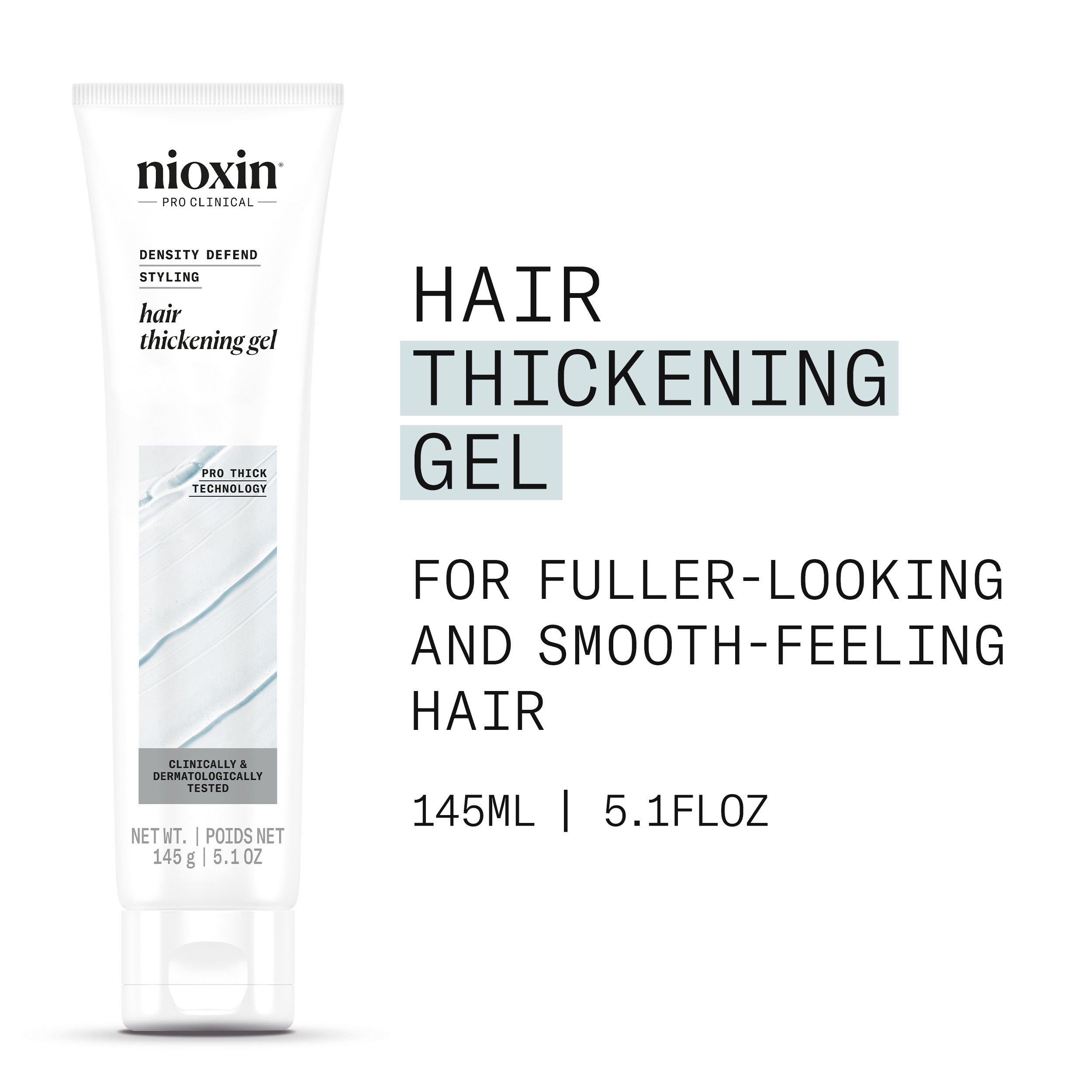 Nioxin Density Defend Hair Thickening Gel - For Volumizing Hair, 145g