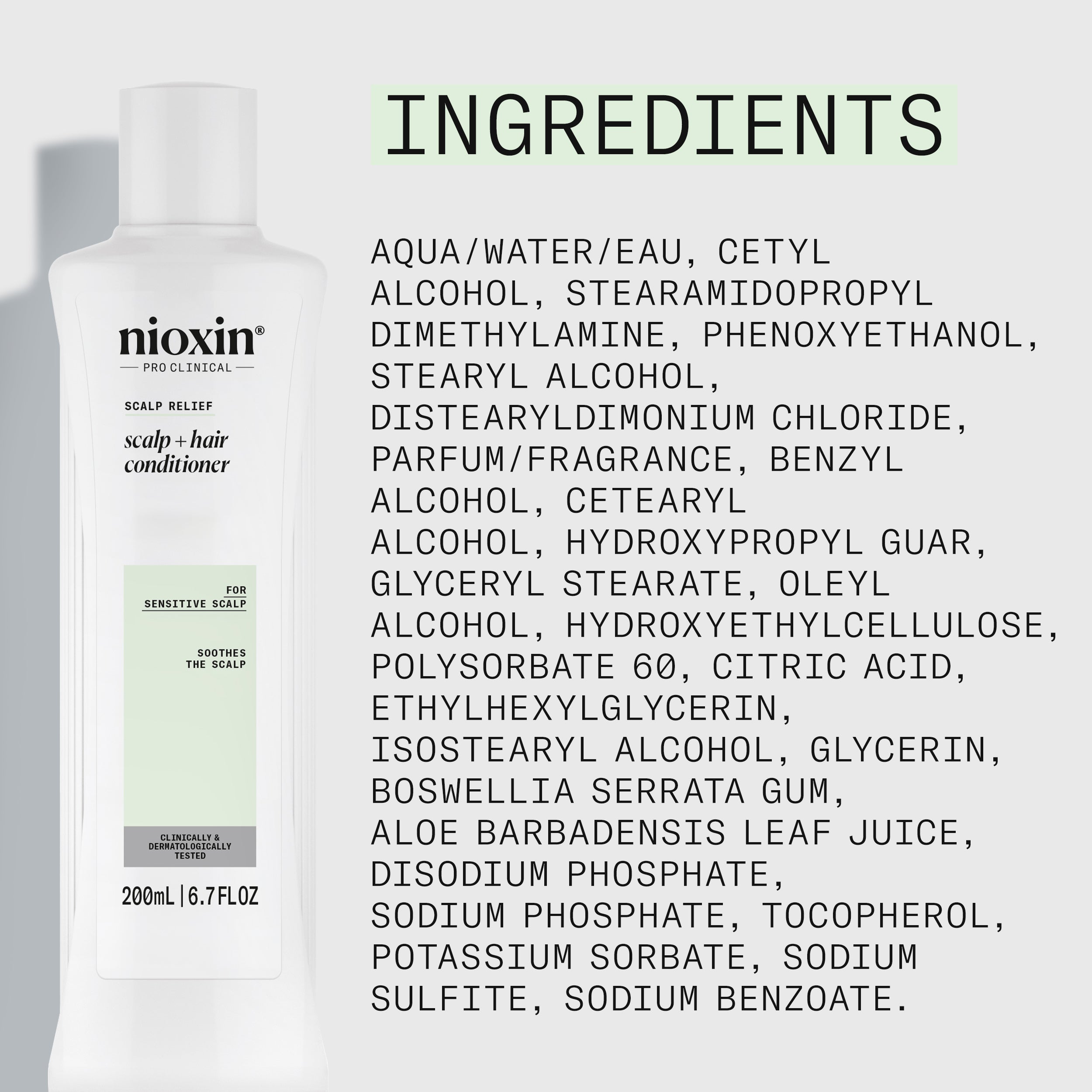 Nioxin Scalp Relief Scalp + Hair Conditioner - Conditioner for Sensitive Scalp
