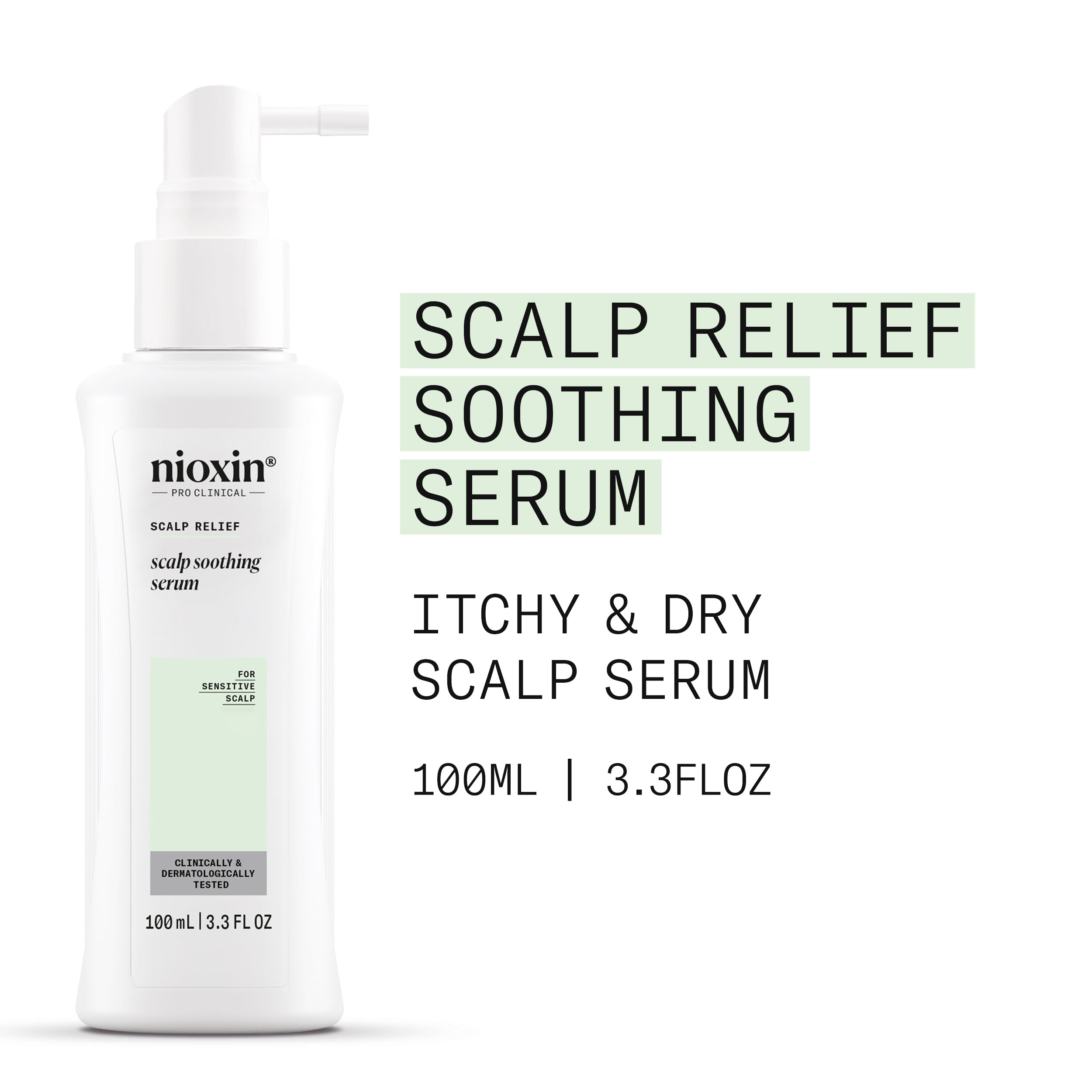 Nioxin Scalp Relief Scalp Soothing Serum - Leave-in Treatment for Sensitive Scalp, 100ml