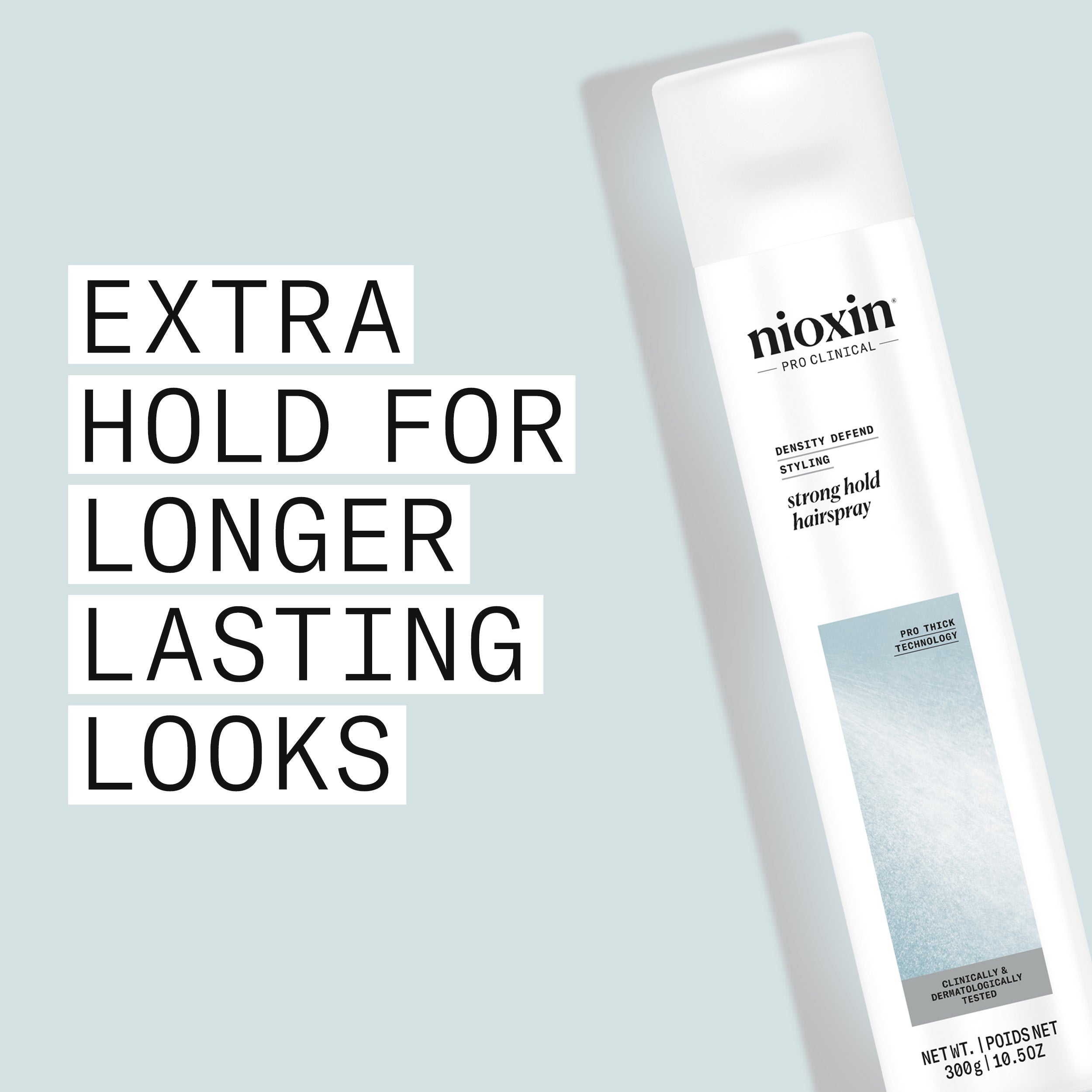 Nioxin Density Defend Styling Strong Hold Hairspray - For Long-Lasting Hairstyles, 300g