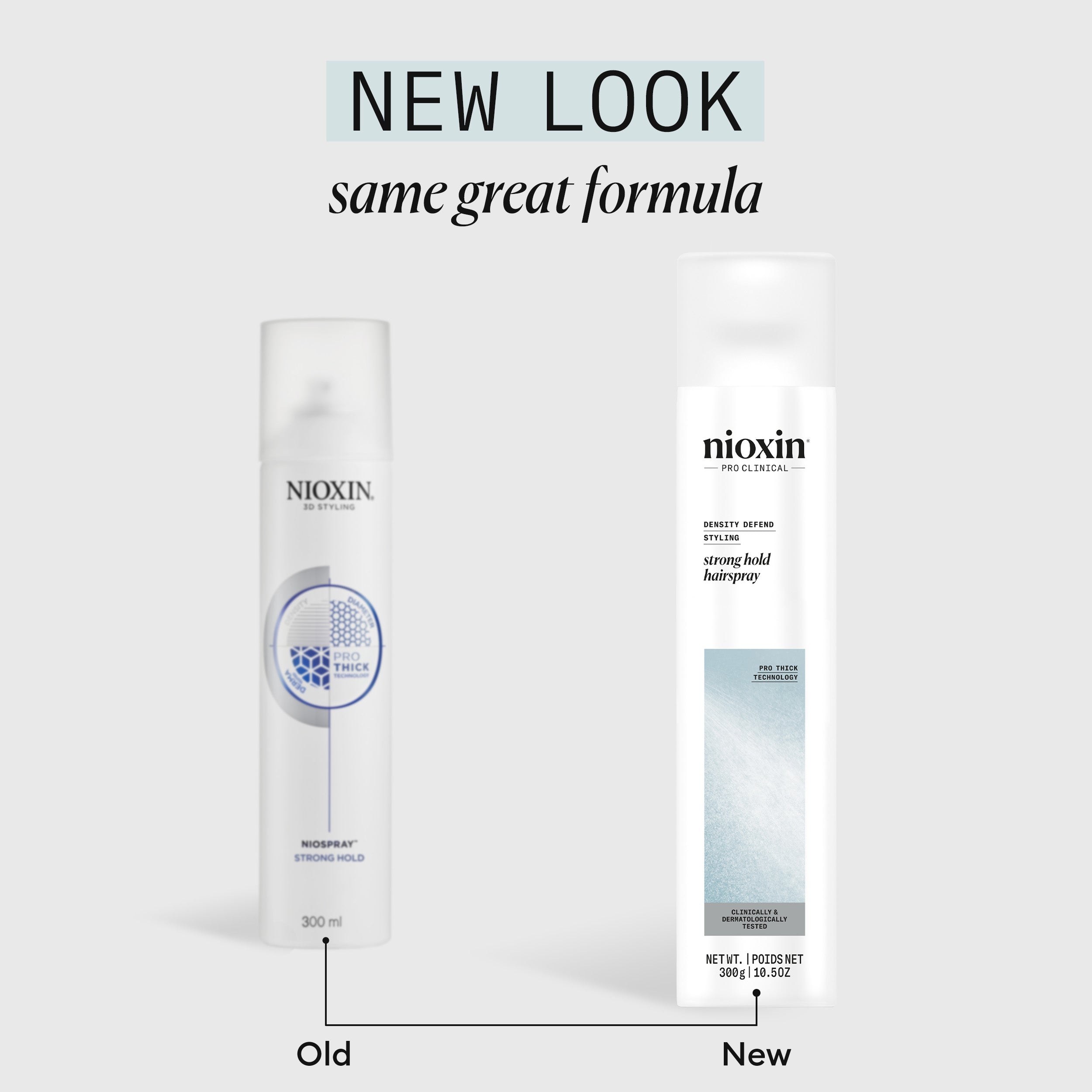 Nioxin Density Defend Styling Strong Hold Hairspray - For Long-Lasting Hairstyles, 300g