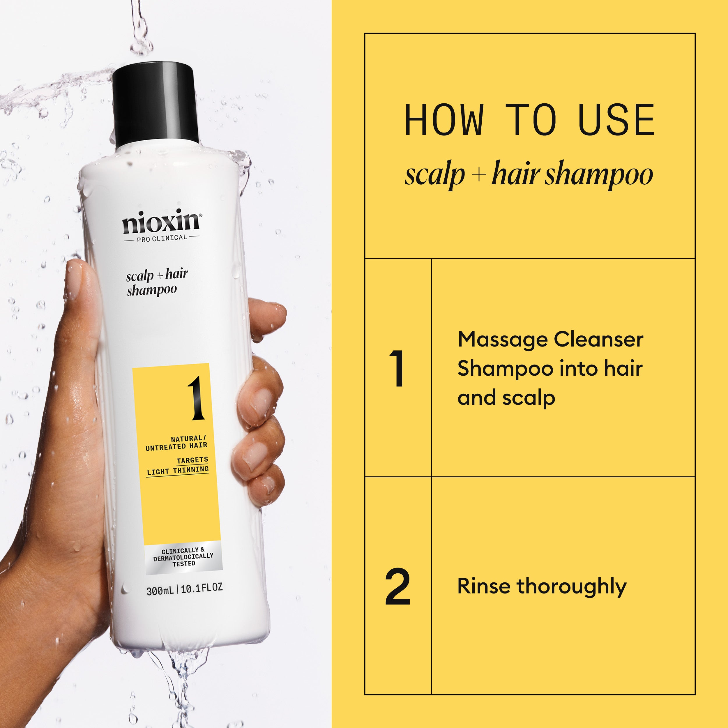 Nioxin System 1 Shampoo + Conditioner Duo - Includes Shampoo and Conditioner