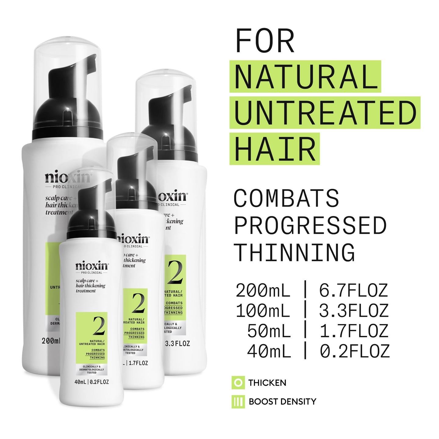 Nioxin System 2 Scalp + Hair Thickening Treatment - Hair Thickening Se ...