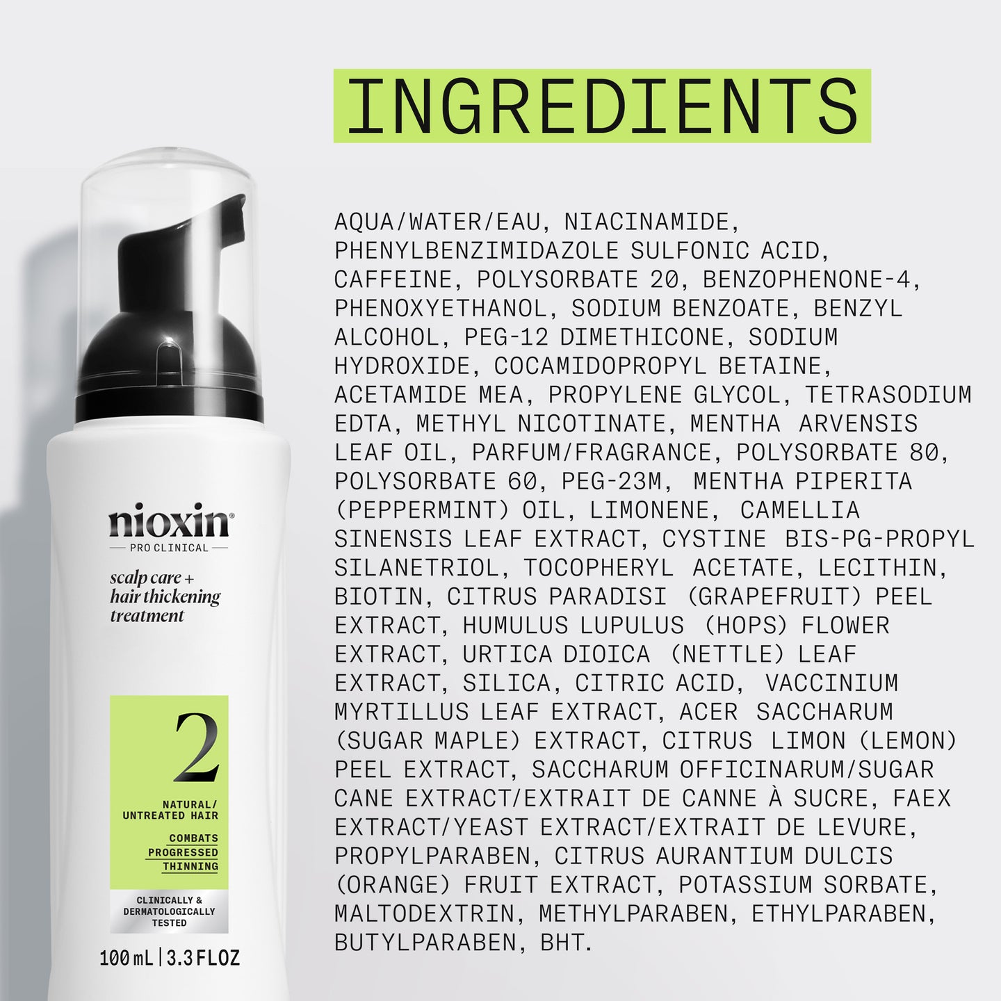 Nioxin System 2 Scalp + Hair Thickening Treatment - Hair Thickening Se ...