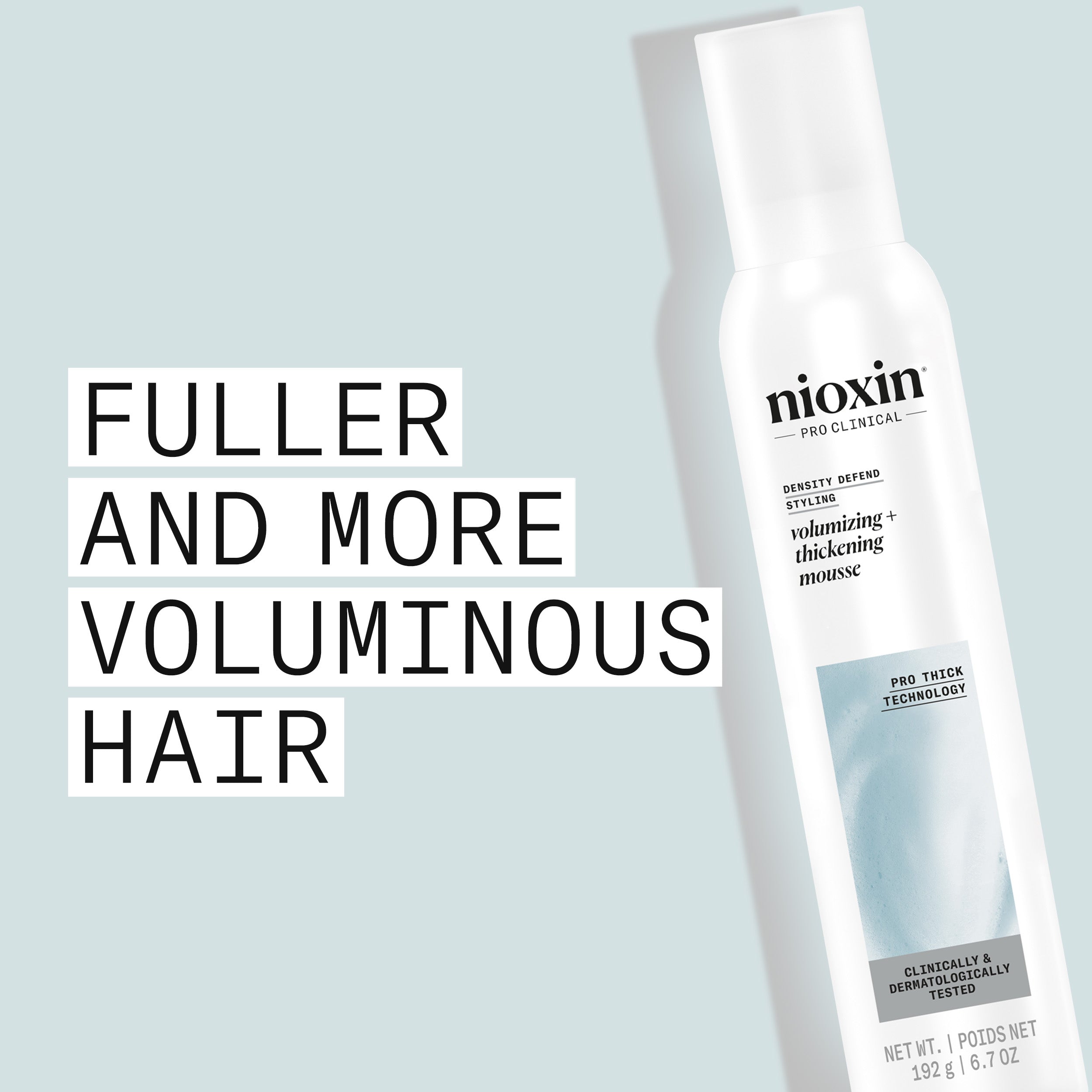 Nioxin Density Defend Styling Volumizing + Thickening Mousse, 192g
