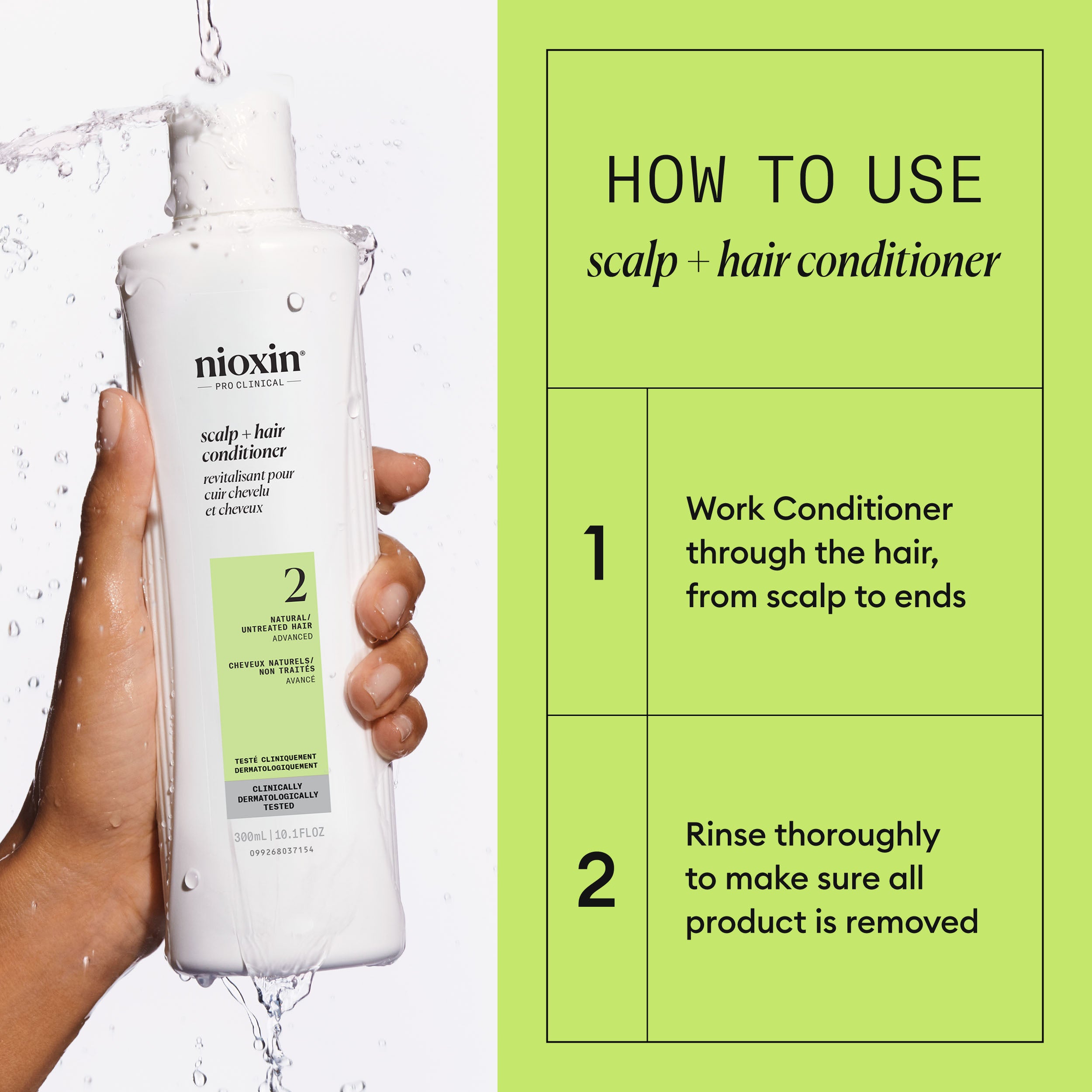 Nioxin System 2 Shampoo + Conditioner Duo - Includes Shampoo and Conditioner