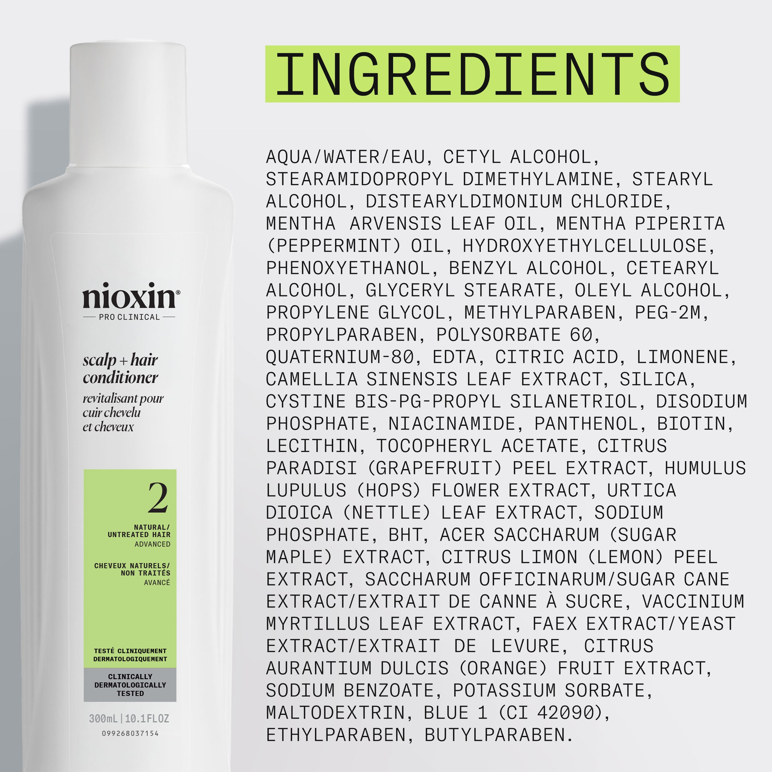 Nioxin System 2 Scalp + Hair Conditioner - Hair Thickening Conditioner