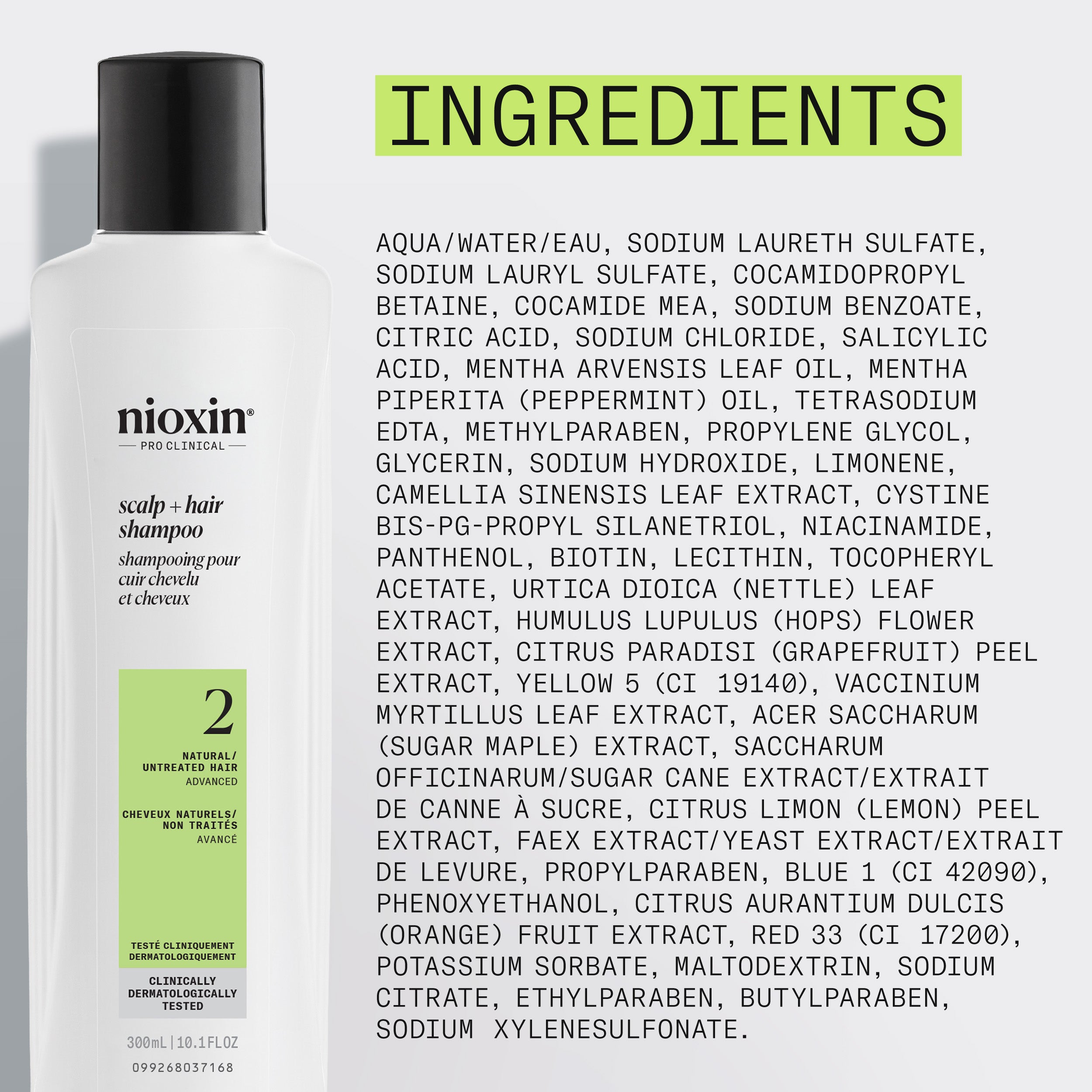 Nioxin System 2 Shampoo + Conditioner Duo - Includes Shampoo and Conditioner