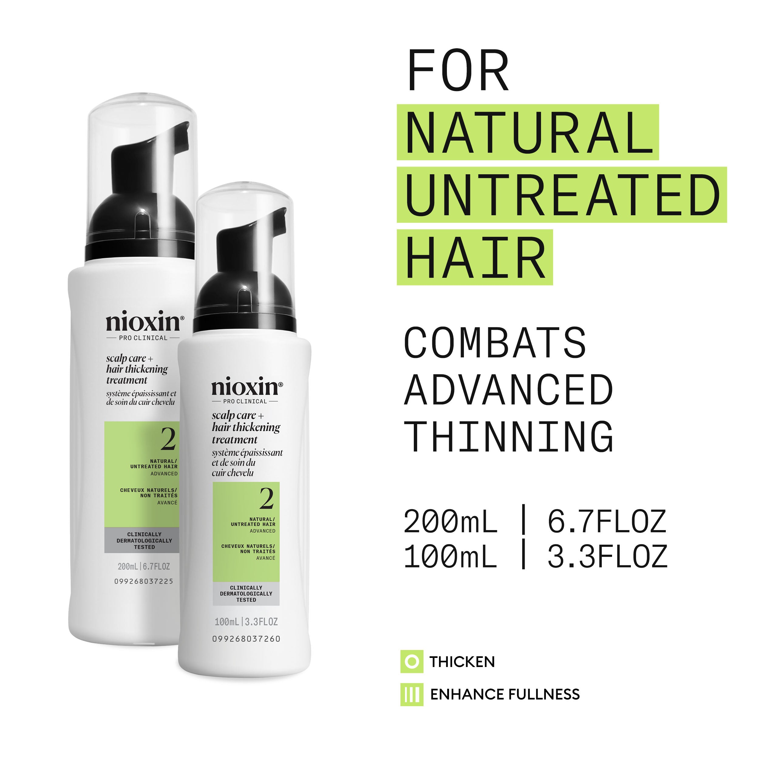 Nioxin System 2 Scalp  + Hair Thickening Treatment - Hair Thickening Serum