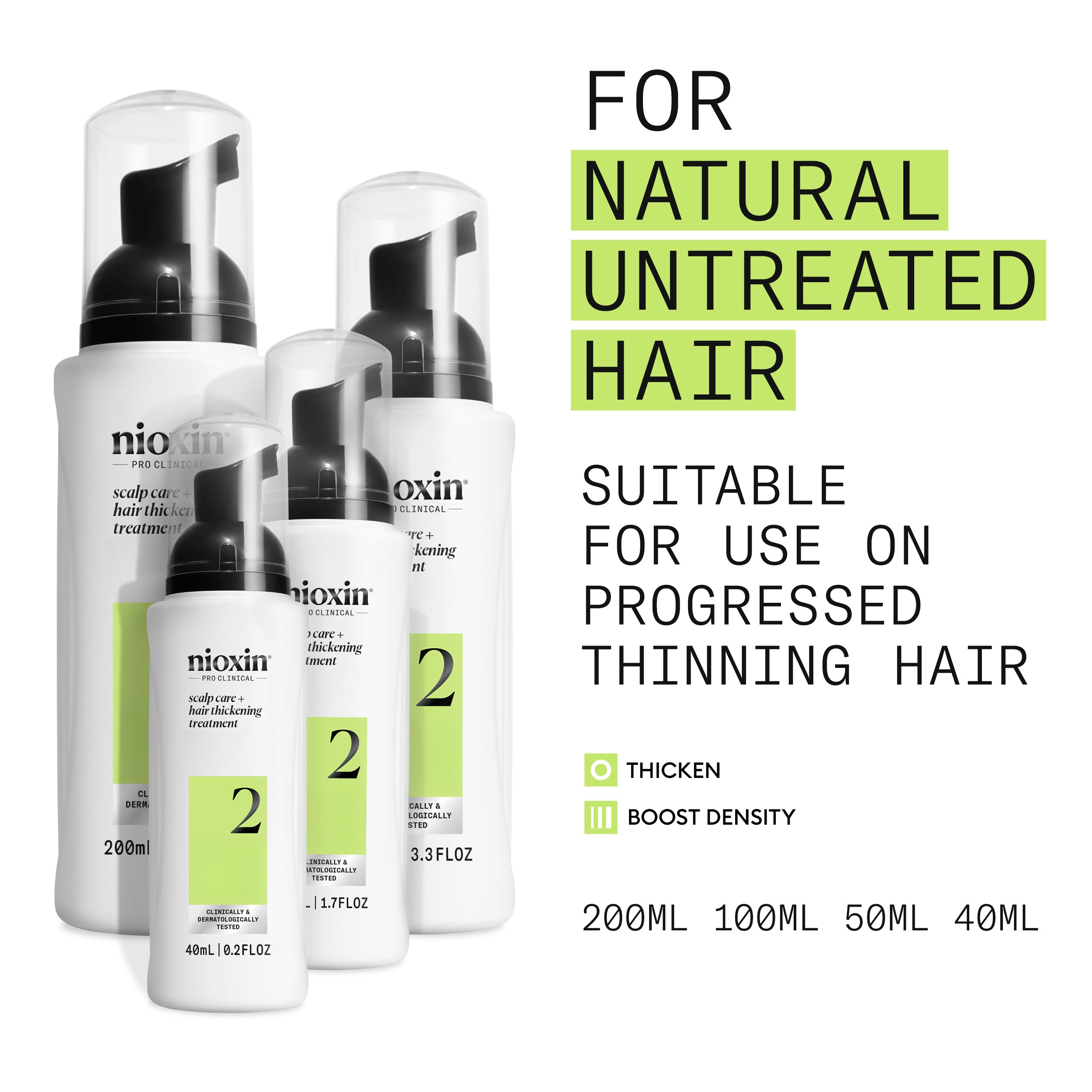 Nioxin System 2 Scalp  + Hair Thickening Treatment - Hair Thickening Serum