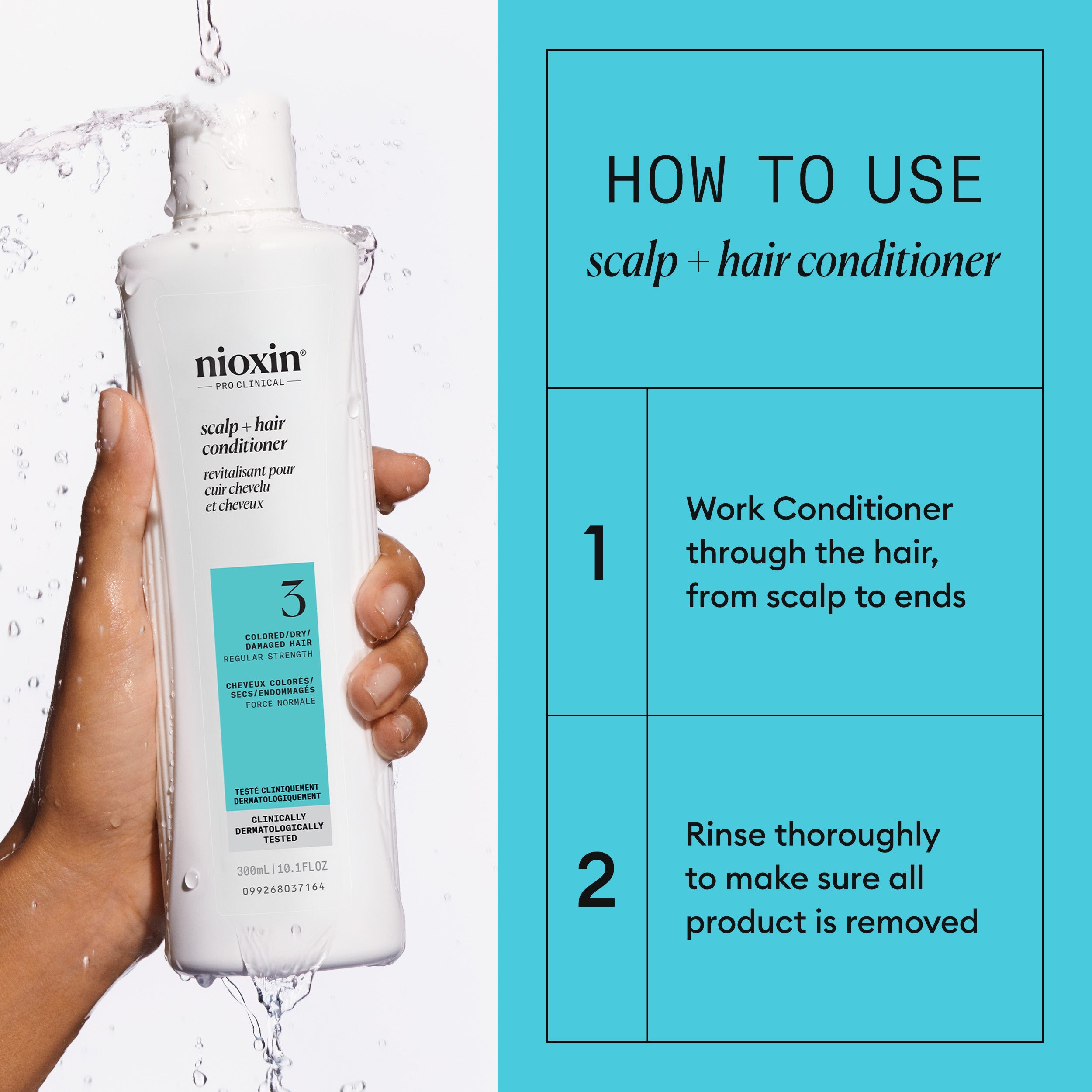 Nioxin System 3 Scalp + Hair Conditioner - Hair Thickening Conditioner