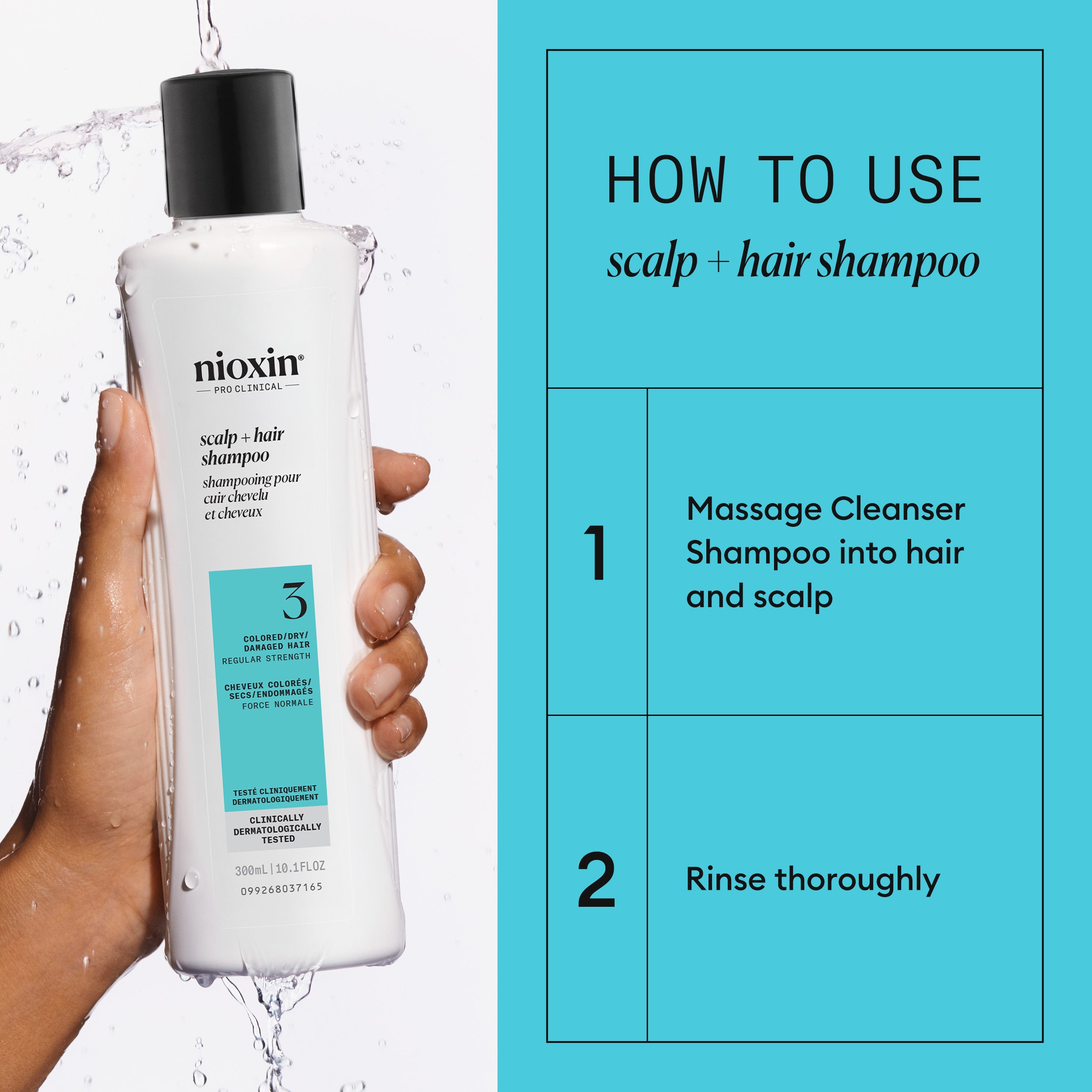 Nioxin System 3 Shampoo + Conditioner Duo - Includes Shampoo and Conditioner