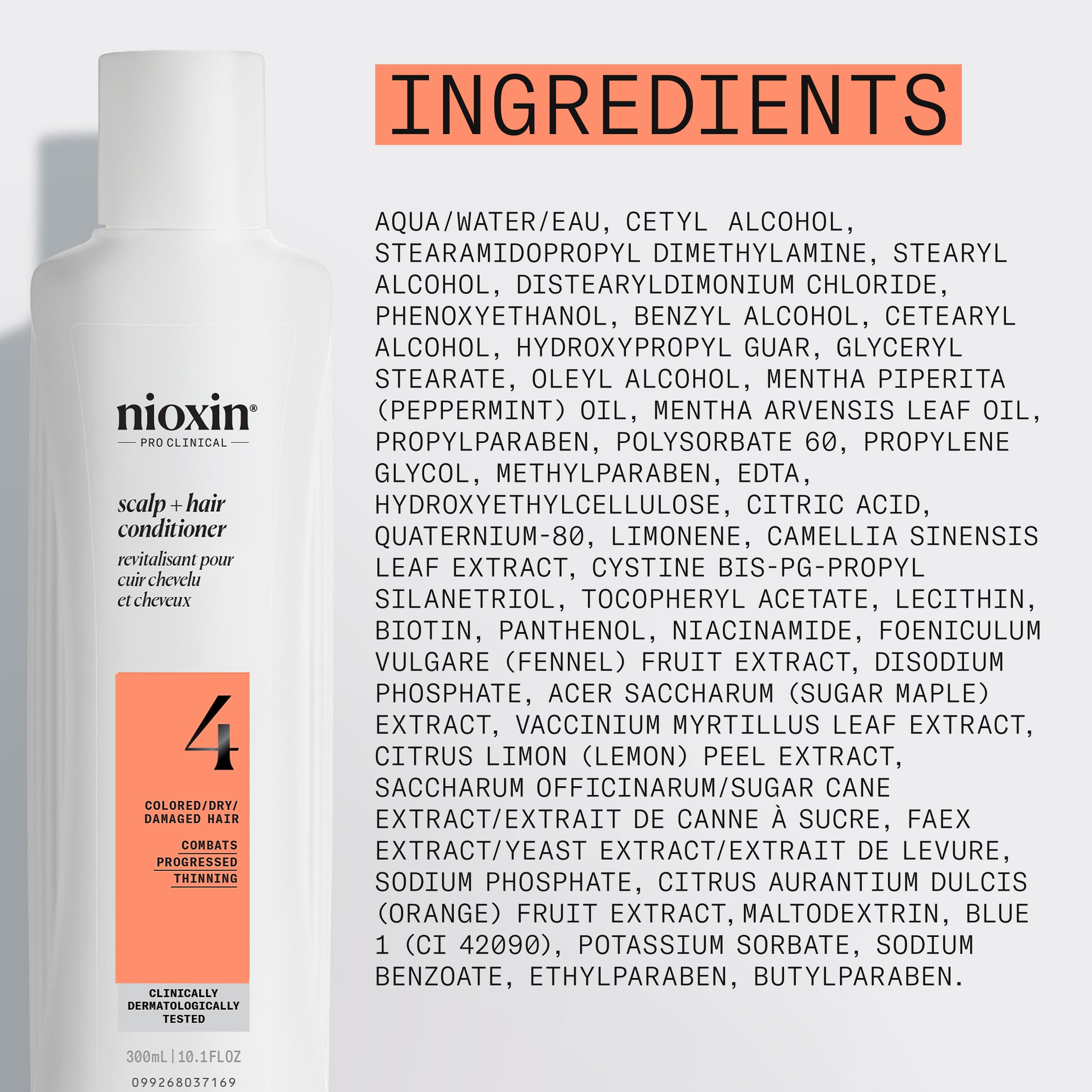 Soin capillaire épaississant Nioxin System 4 pour le cuir chevelu et les cheveux