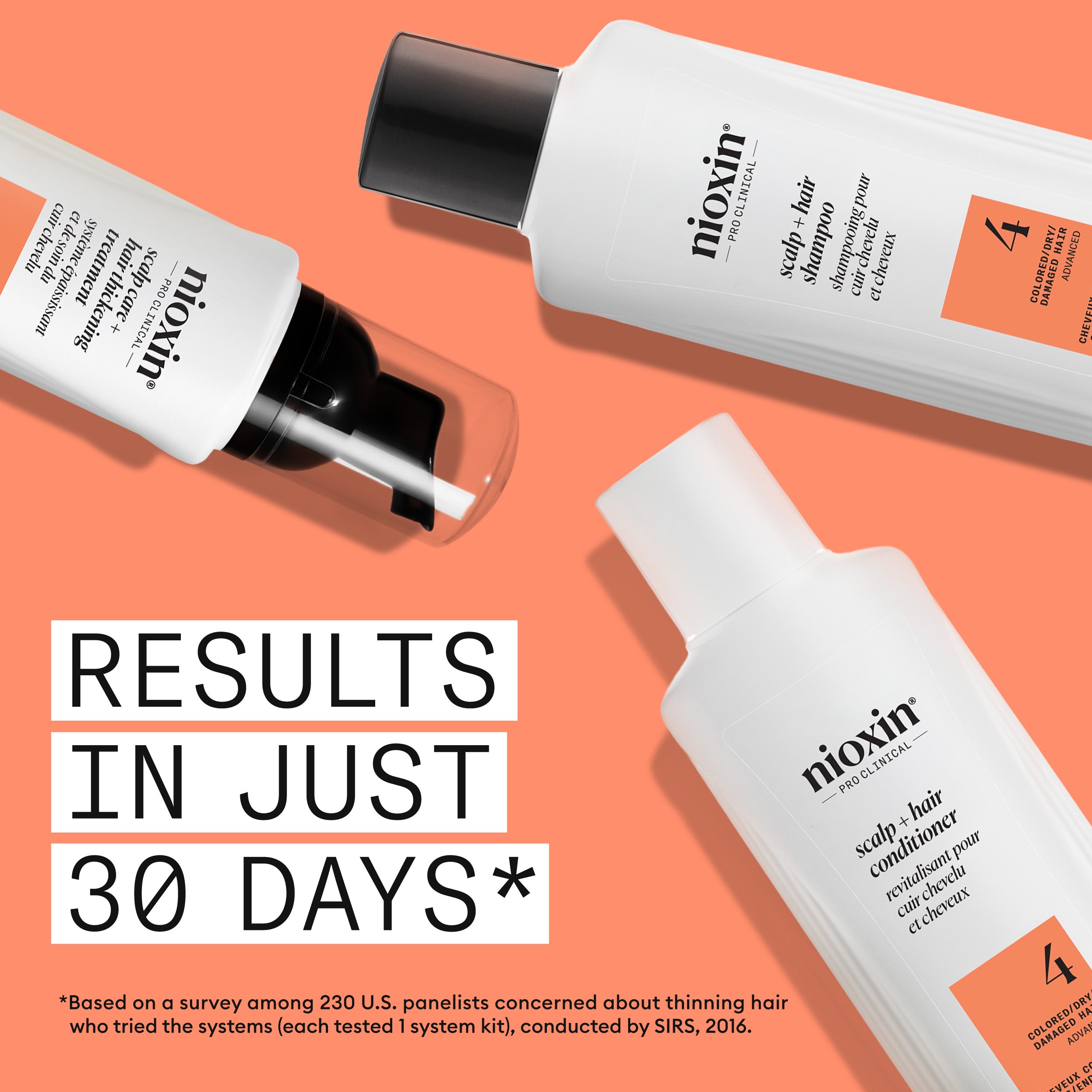 Shampoing Nioxin System 4 Cuir Chevelu + Cheveux - Shampoing épaississant