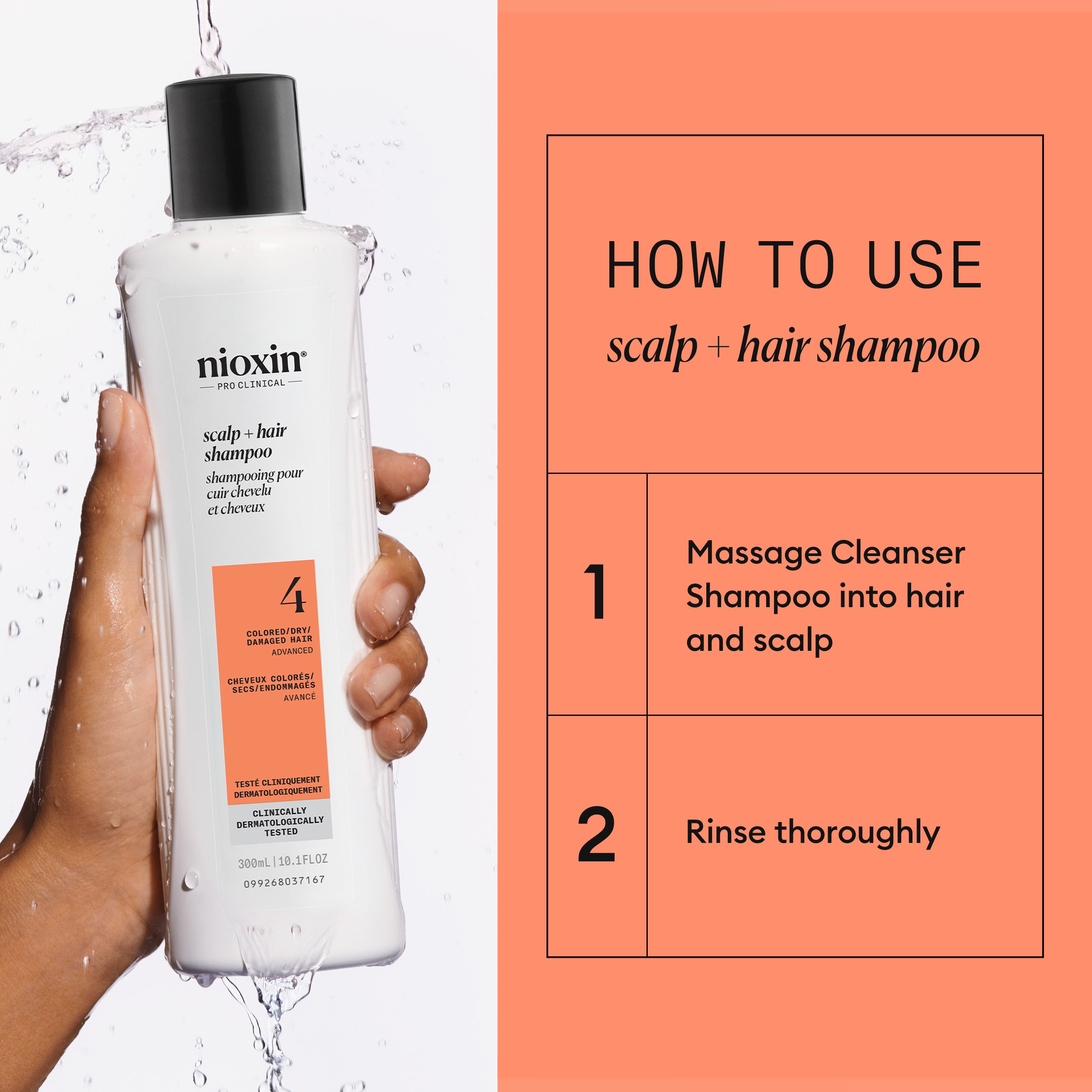 Duo shampoing et après-shampoing Nioxin System 4 - Contient un shampoing et un après-shampoing