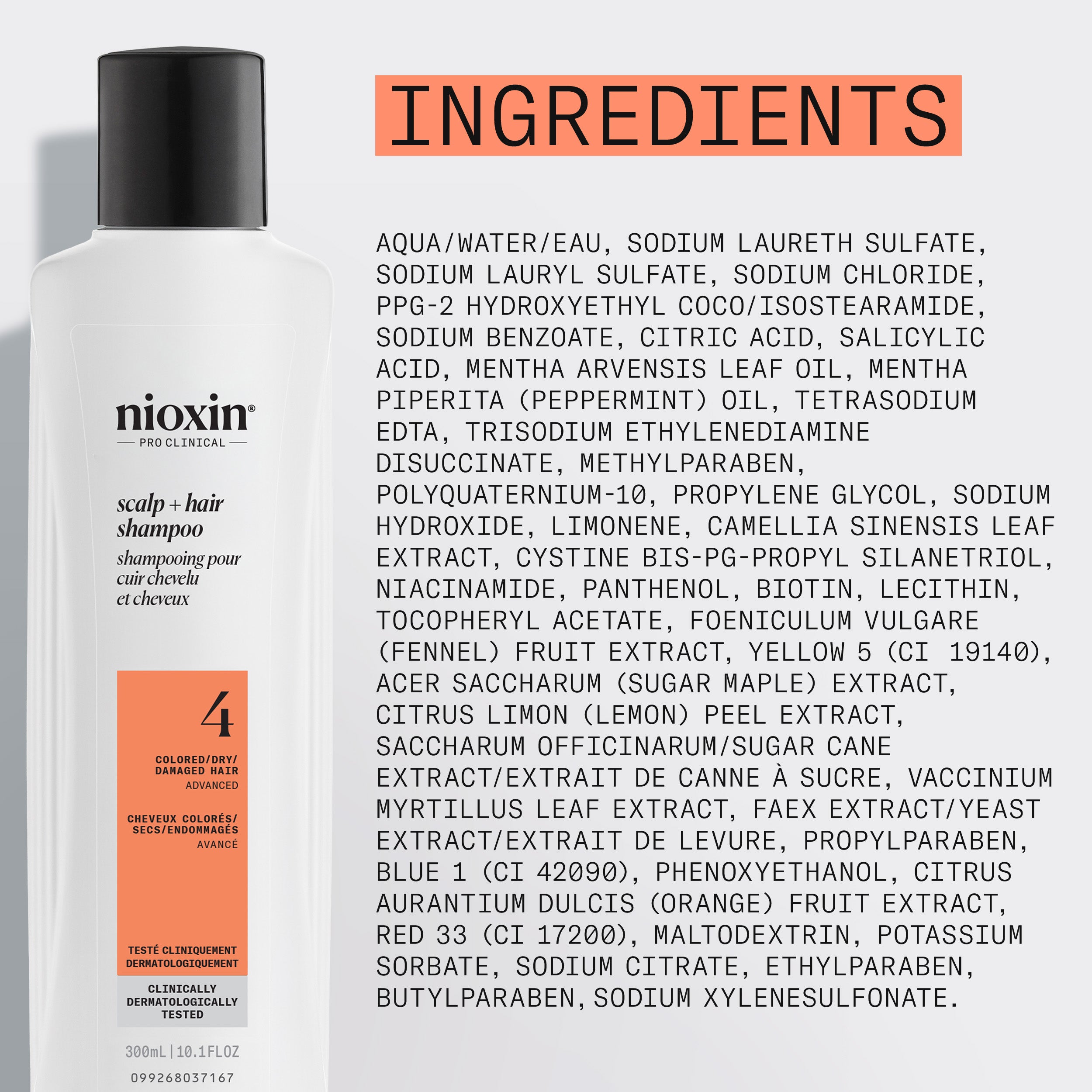 Duo shampoing et après-shampoing Nioxin System 4 - Contient un shampoing et un après-shampoing