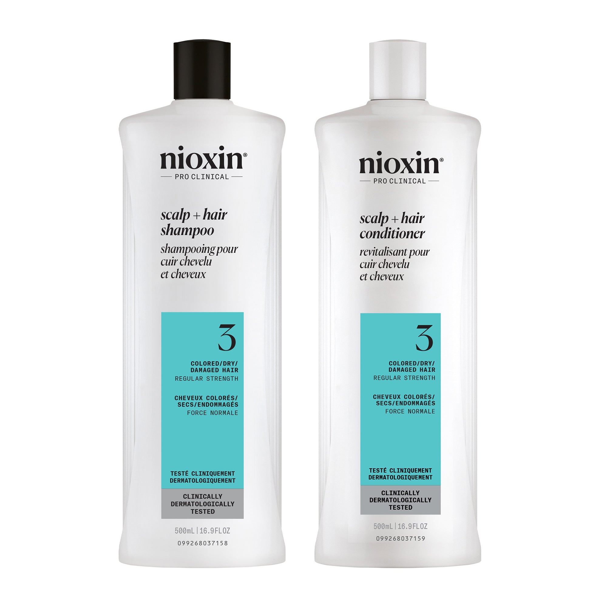 Nioxin System 3 Shampoo + Conditioner Duo - Includes Shampoo and Conditioner