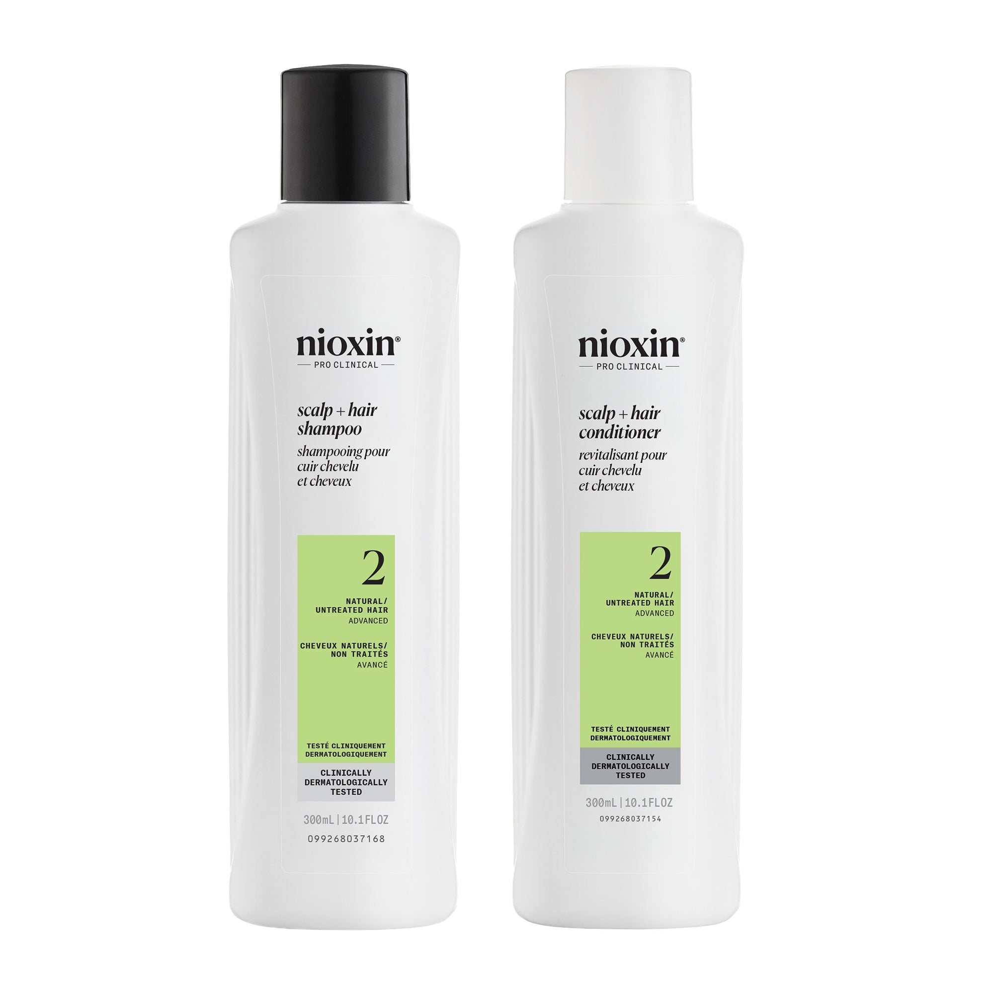 Nioxin System 2 Shampoo + Conditioner Duo - Includes Shampoo and Conditioner
