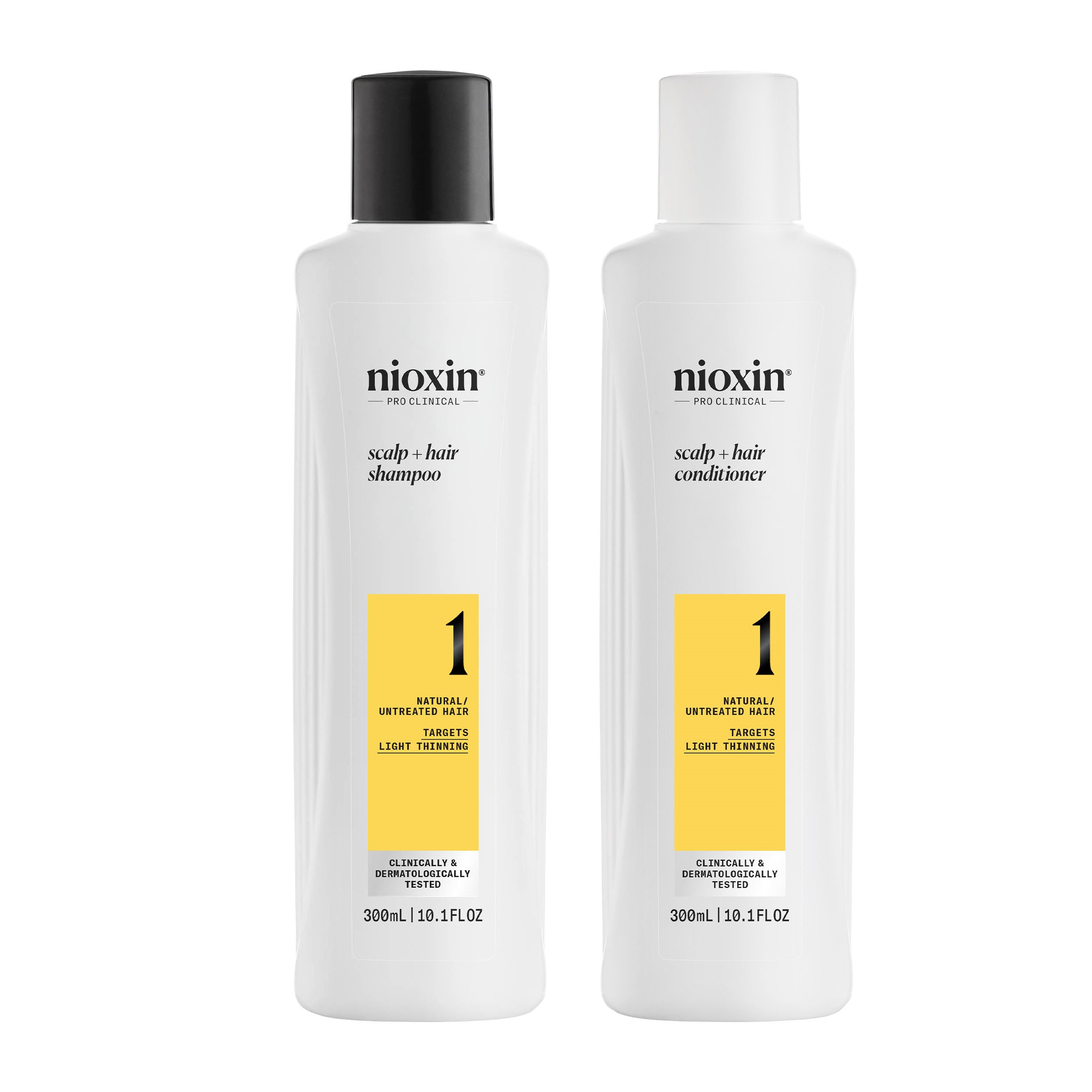 Nioxin System 1 Shampoo + Conditioner Duo - Includes Shampoo and Conditioner