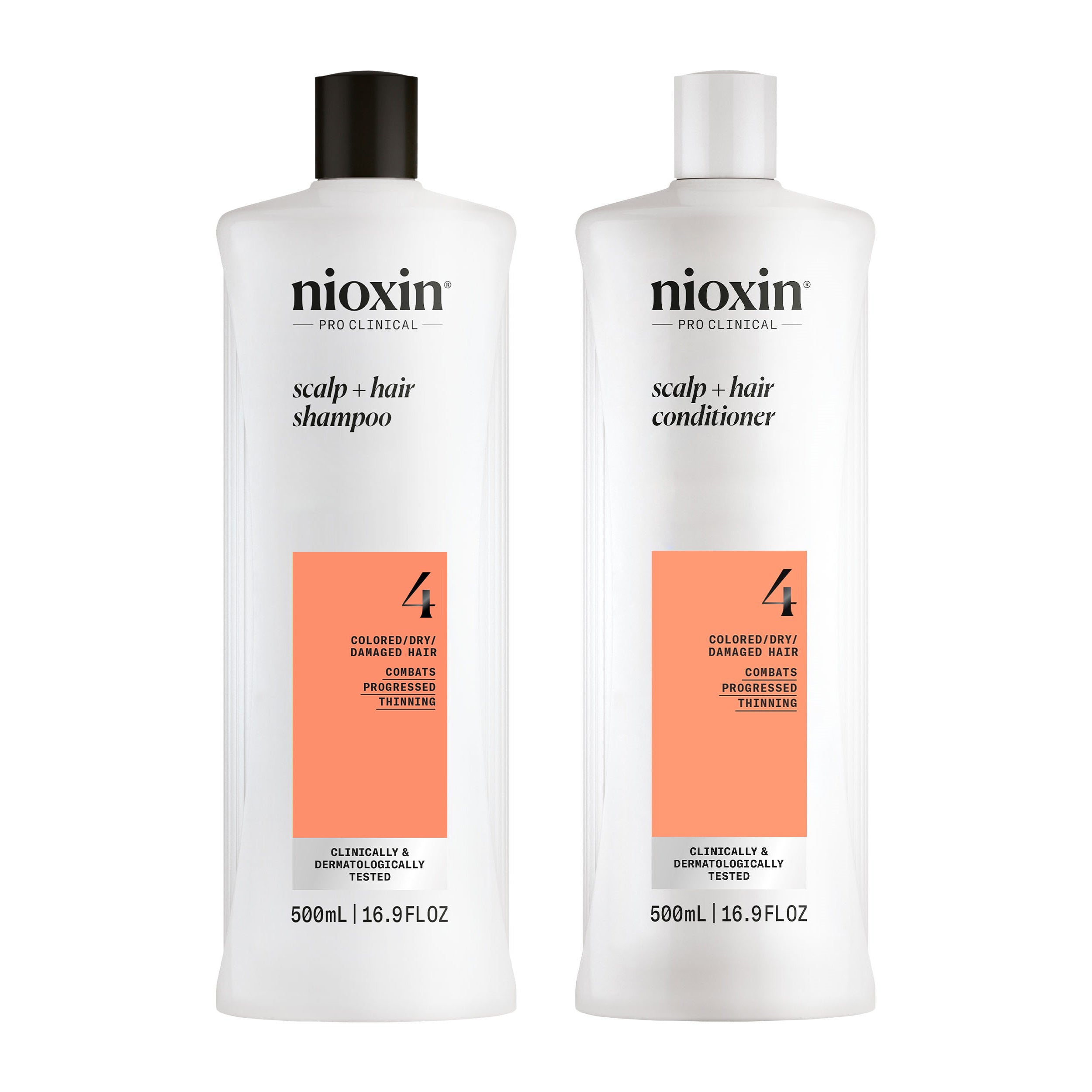 Nioxin System 4 Shampoo + Conditioner Duo - Includes Shampoo and Conditioner